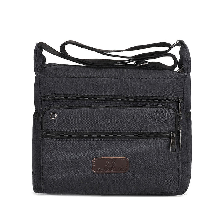 Vielseitige Canvas Messenger Bag