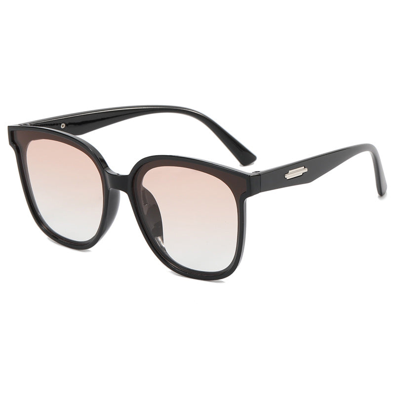 Damen modische oversized Sonnenbrille mit kombiniertem Rahmen Karnz