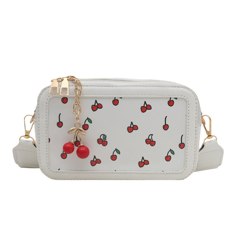 Fun Kirschenmotiv Umhängetasche Karnz
