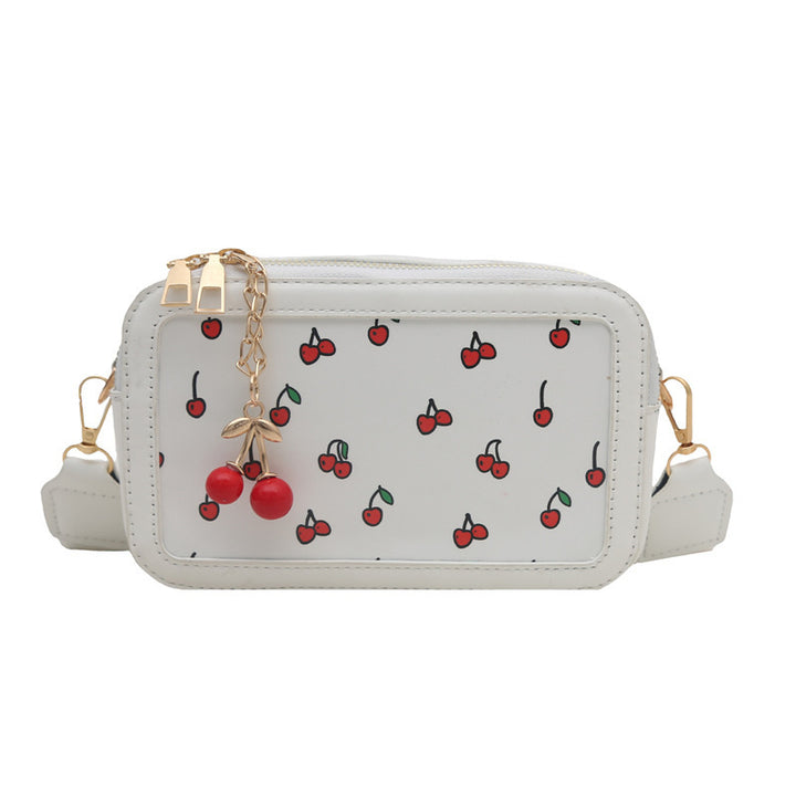 Fun Kirschenmotiv Umhängetasche Karnz