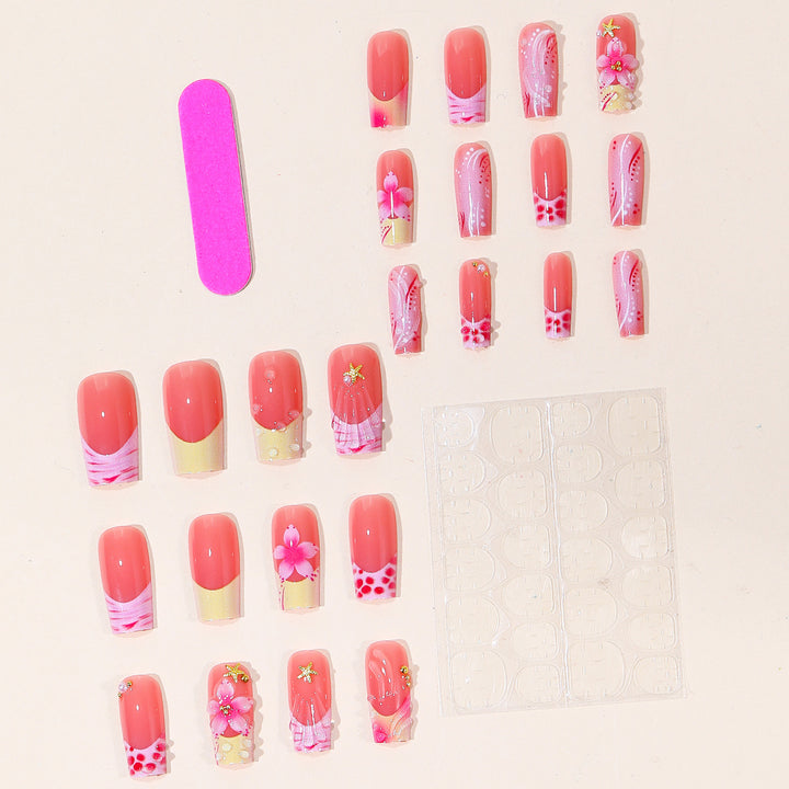 Artistic Floral Nail Art Set Karnz
