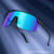 Damen Sportliche Sonnenbrille mit breitem Rahmen und integriertem UV-Schutz Karnz