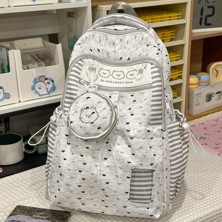 Multi-Taschen Sternmuster Rucksack Karnz