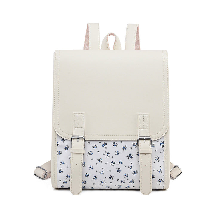 Blumenmuster Strukturierter Rucksack Karnz