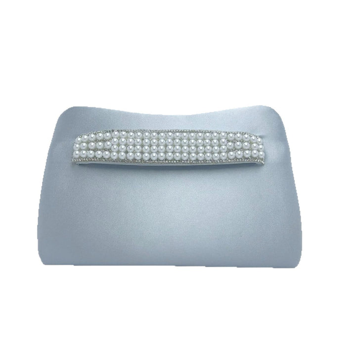 Perlenakzentierte Abend-Clutch