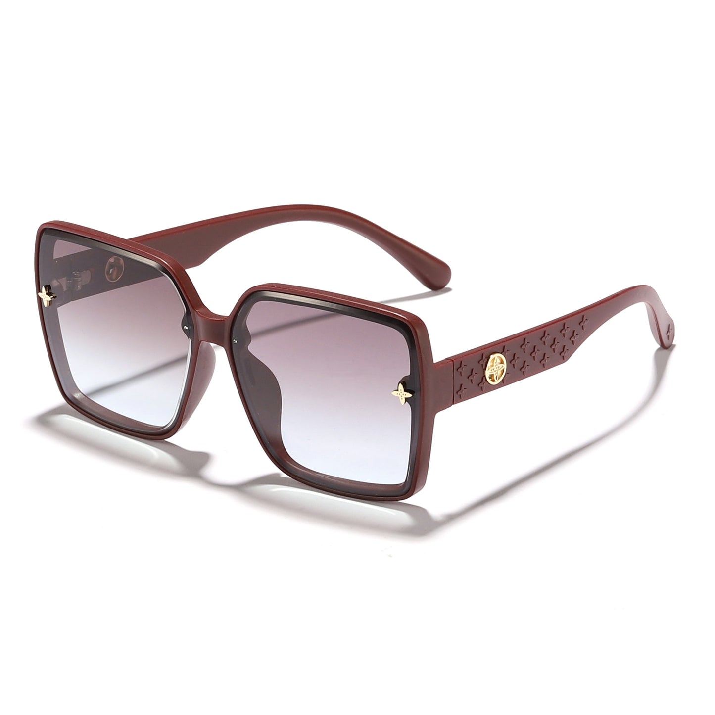 Damen oversized quadratische Sonnenbrille mit elegantem Design Karnz