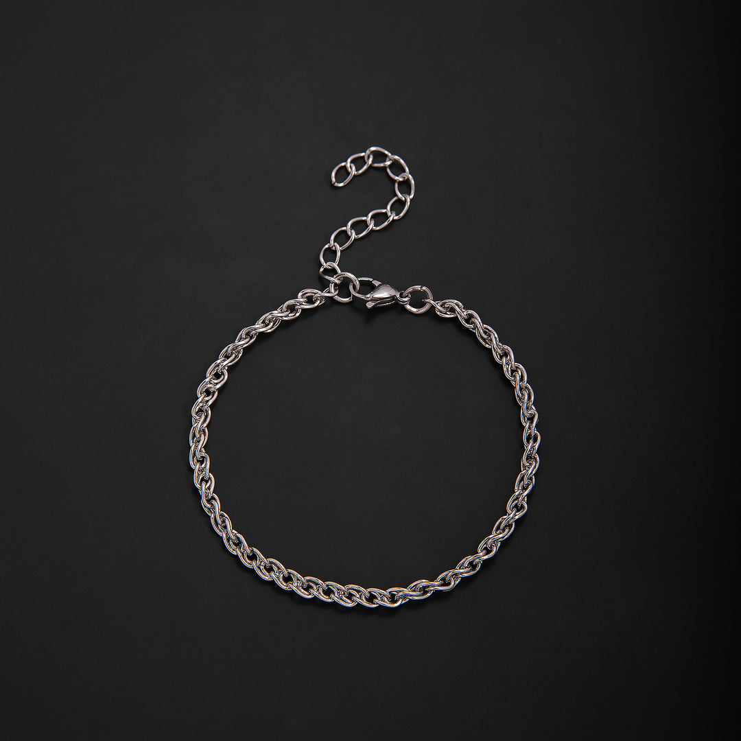 Vernetztes Metall-Gliederarmband Karnz