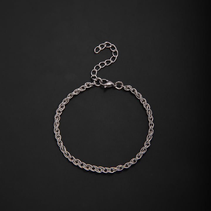 Vernetztes Metall-Gliederarmband Karnz