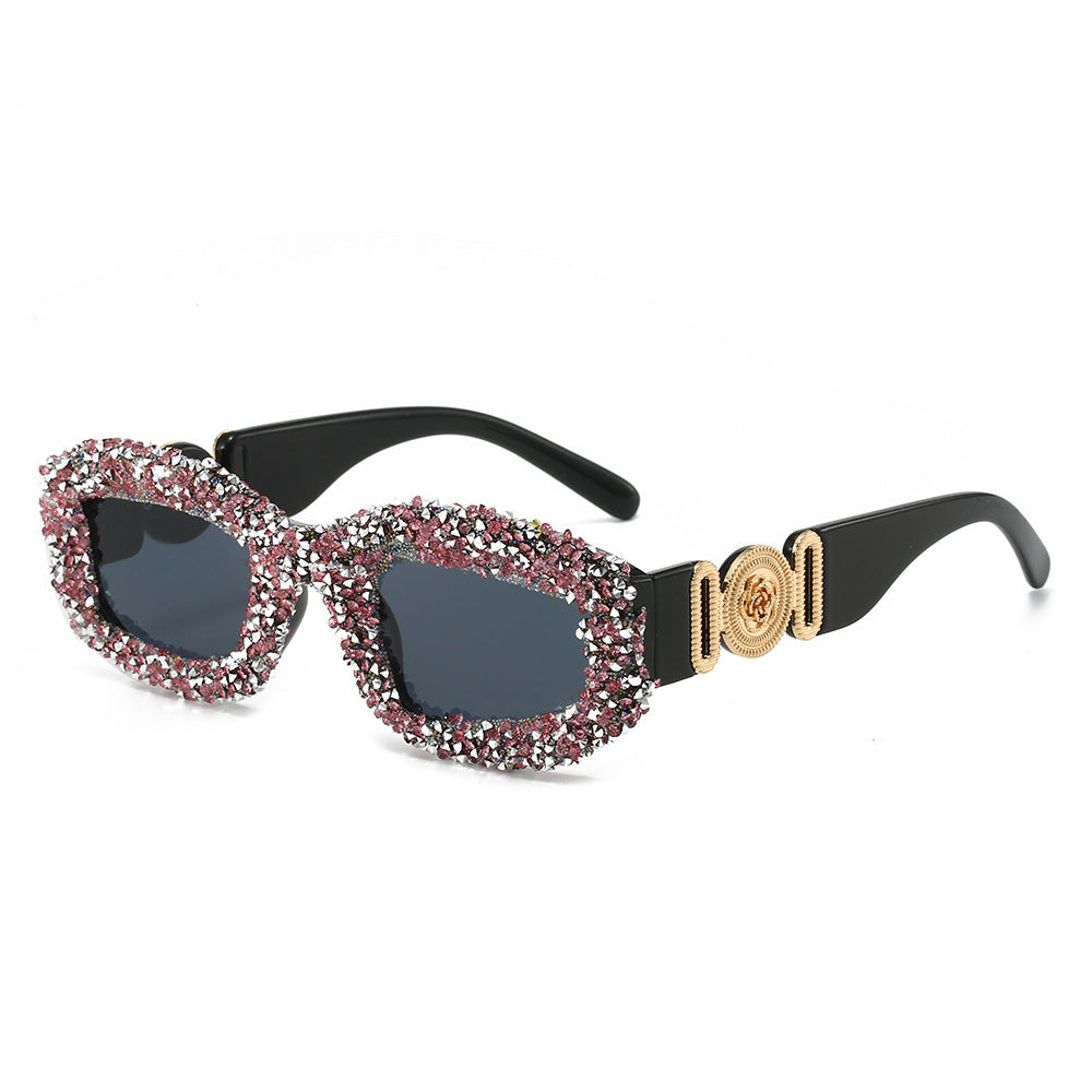 Damen Kristallverzierte Sonnenbrille Karnz