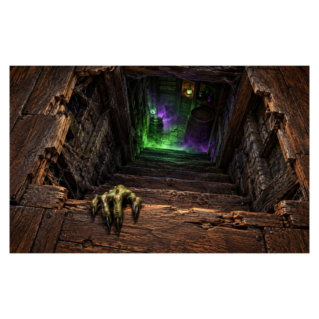 Spooky Skeleton-Themen Bereichsmatte