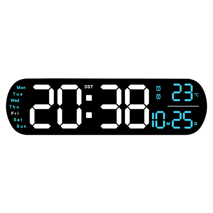 Digitaler LED-Wecker mit großem Display und Temperaturanzeige Karnz