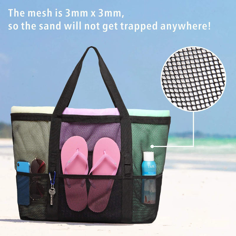 Strandtasche mit Atmungsaktivem Netzmaterial Karnz