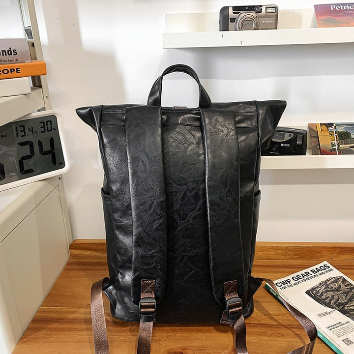 Lässiger Leder-Rucksack Karnz