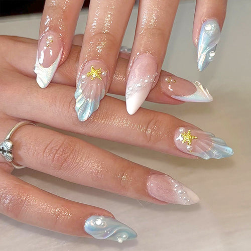 Künstlerische Gel Press-On Nagelspitzen Karnz