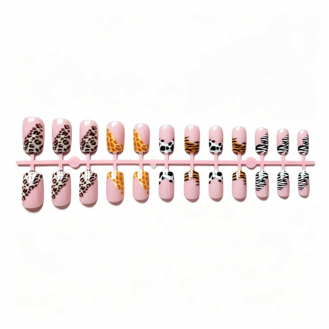 Künstlerisches Tierdruck Nagelkunst Set