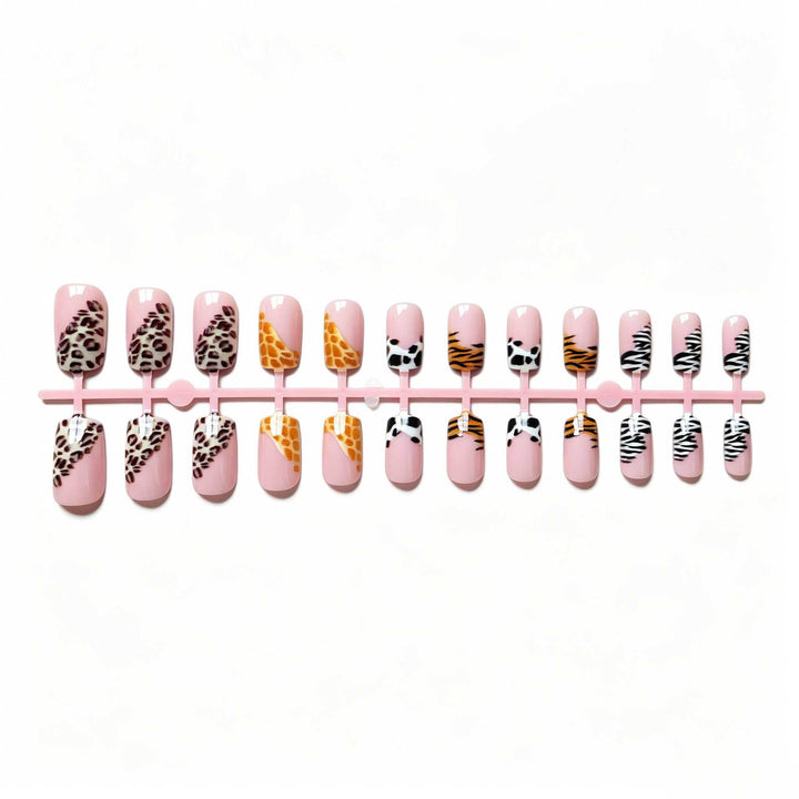 Künstlerisches Tierdruck Nagelkunst Set