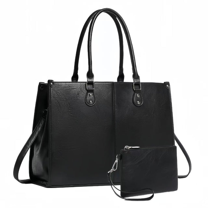 Elegante Handtasche mit Abnehmbarem Kartenetui Karnz