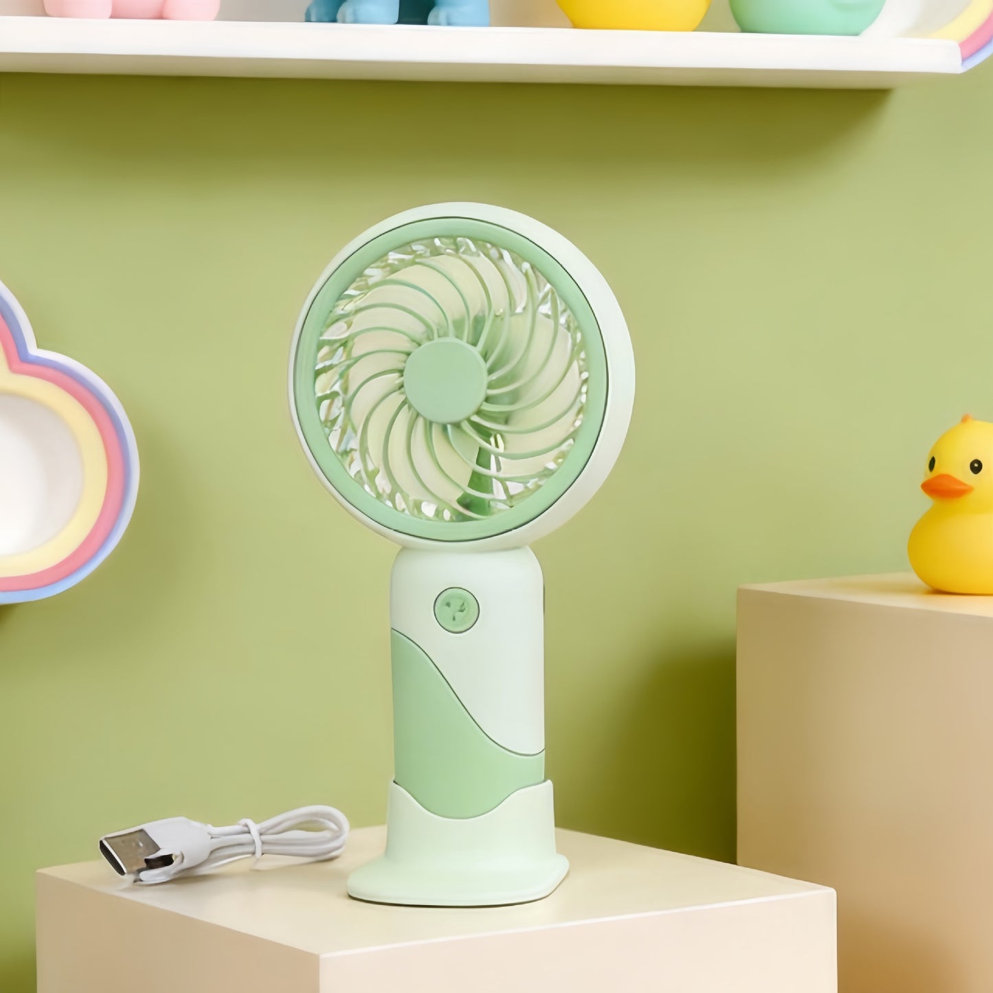Unisex Tragbarer Tischventilator mit USB-Anschluss Karnz