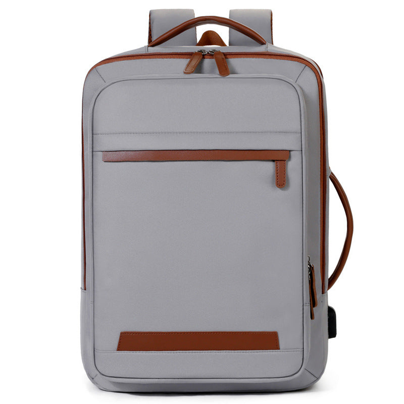 Eleganter Strukturierter Laptop-Rucksack Karnz