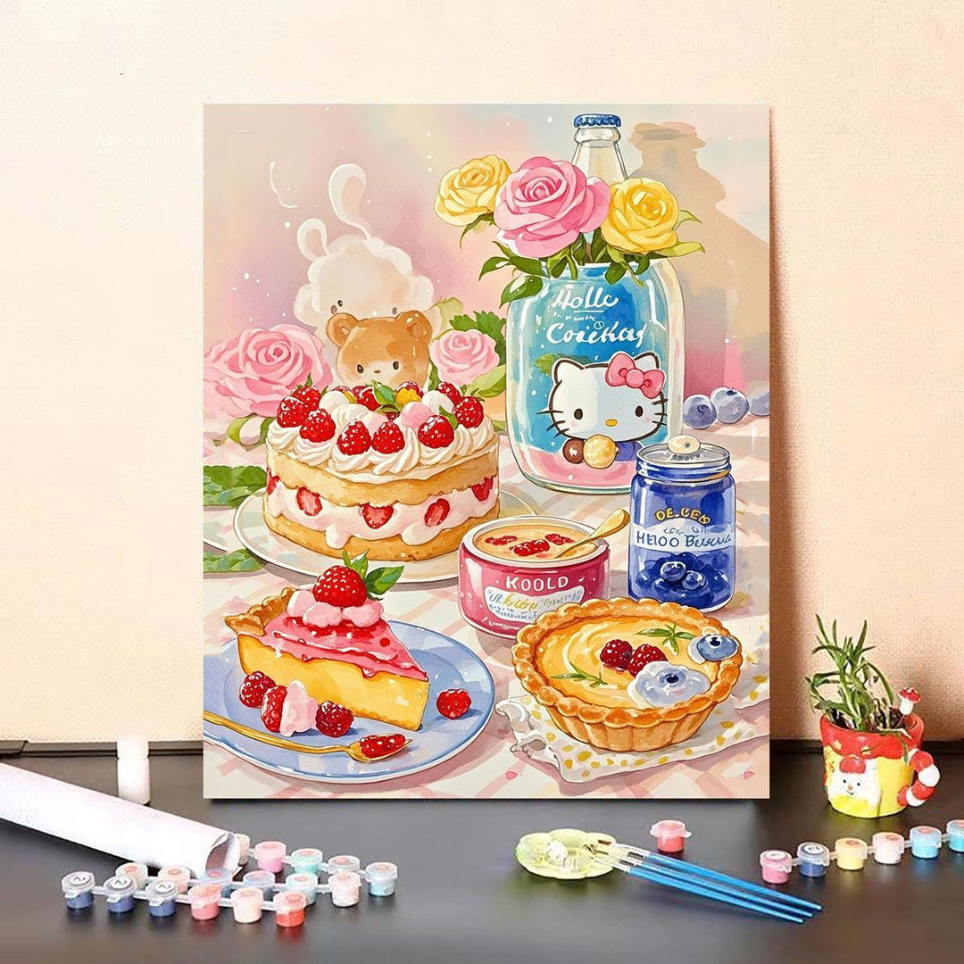 Gourmet Dessert-Themen Leinwandkunst Karnz