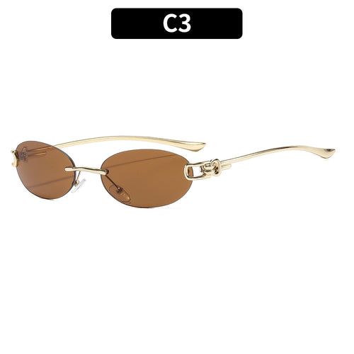 Modische ovale Sonnenbrille 1787664832