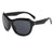 Damen Sonnenbrille mit eleganten größeren Gläsern Karnz