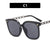 Damen oversized Sonnenbrille mit modischem Kettendetail Karnz