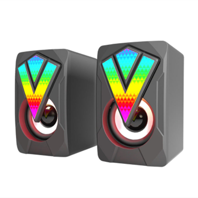 360-Grad RGB Desktop-Lautsprecher mit omnidirektionalem Sound Karnz