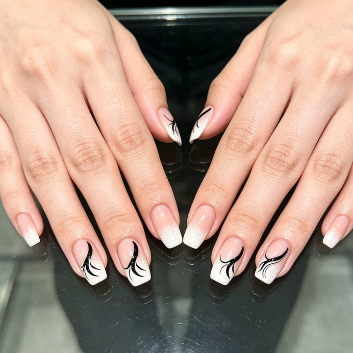 Elegante französische Spitzen-Acryl-Nagelverstärkungen Karnz 1789915459