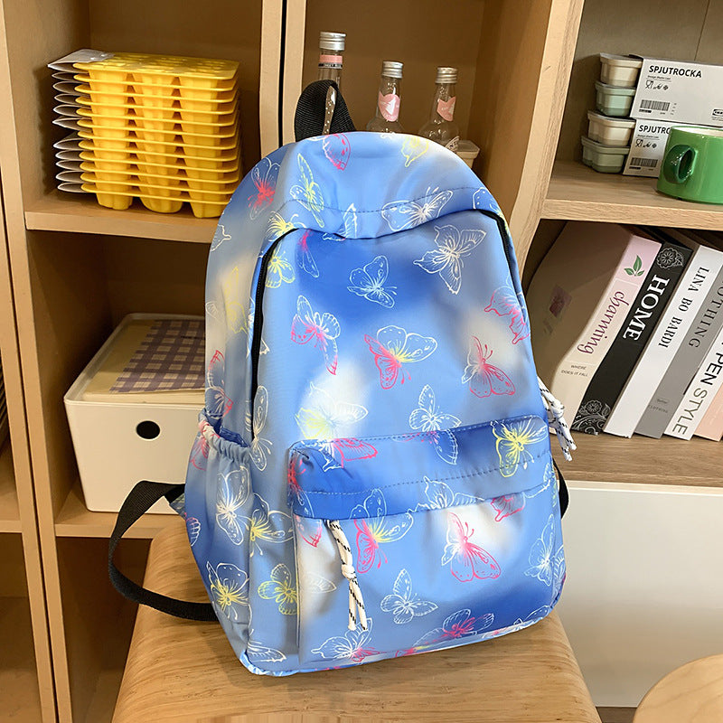 Verspielter Schmetterlingsmuster-Rucksack