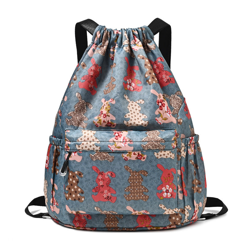 Kordelzug Elefantenmuster Rucksack Karnz