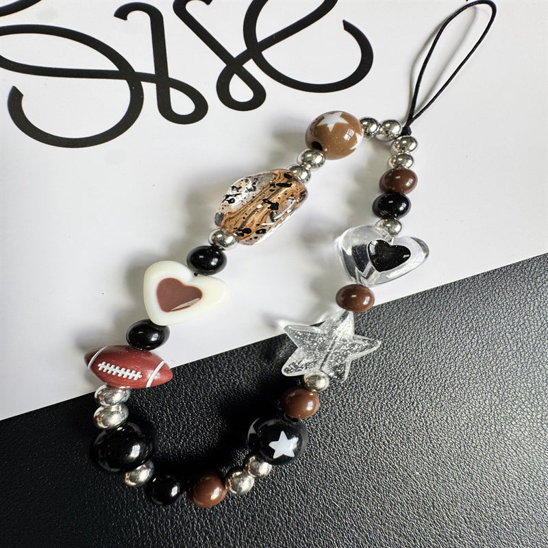 Themed Charm Beaded Phone Lanyard Karnz