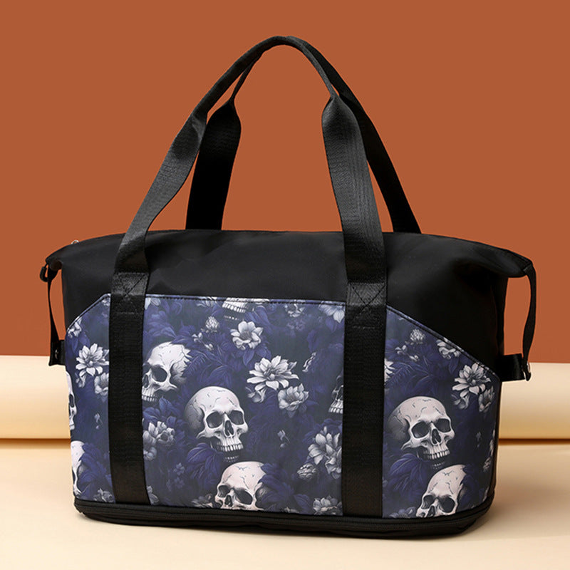 Künstlerisches Schädel-Druck Sport Duffel Tasche Karnz