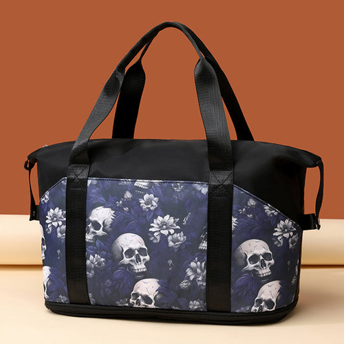 Künstlerisches Schädel-Druck Sport Duffel Tasche Karnz