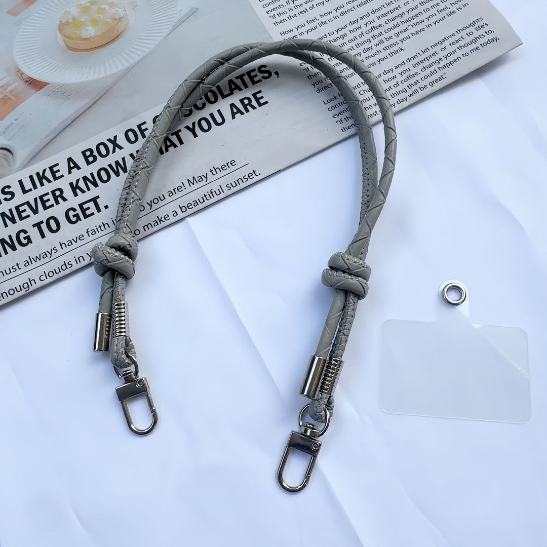 Premium geflochtener Lanyard mit ID-Halter Karnz