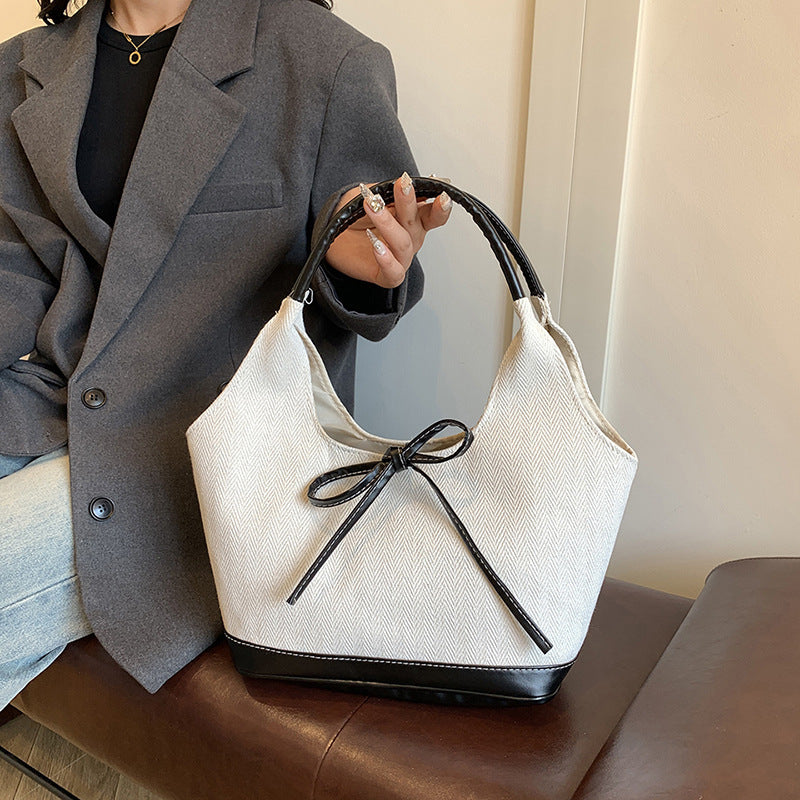 WoStylish Schleifen-Detail Mini-Handtasche Karnz