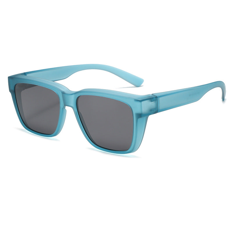Damen moderne quadratische Sonnenbrille mit robustem Rahmen Karnz