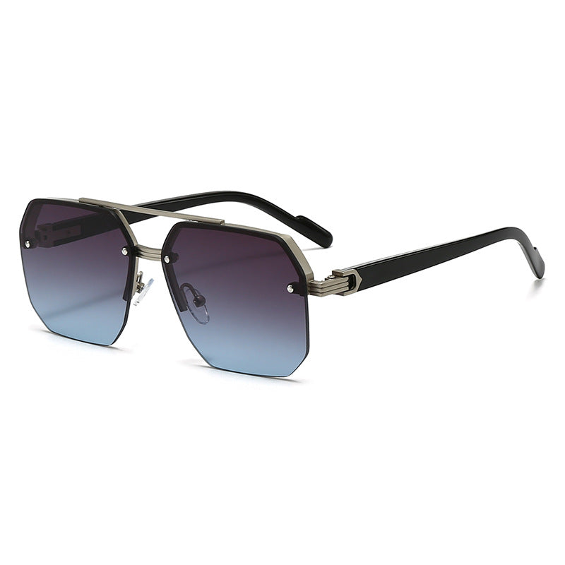 Damen modische Sonnenbrille im trendigen Sechseck-Design Karnz