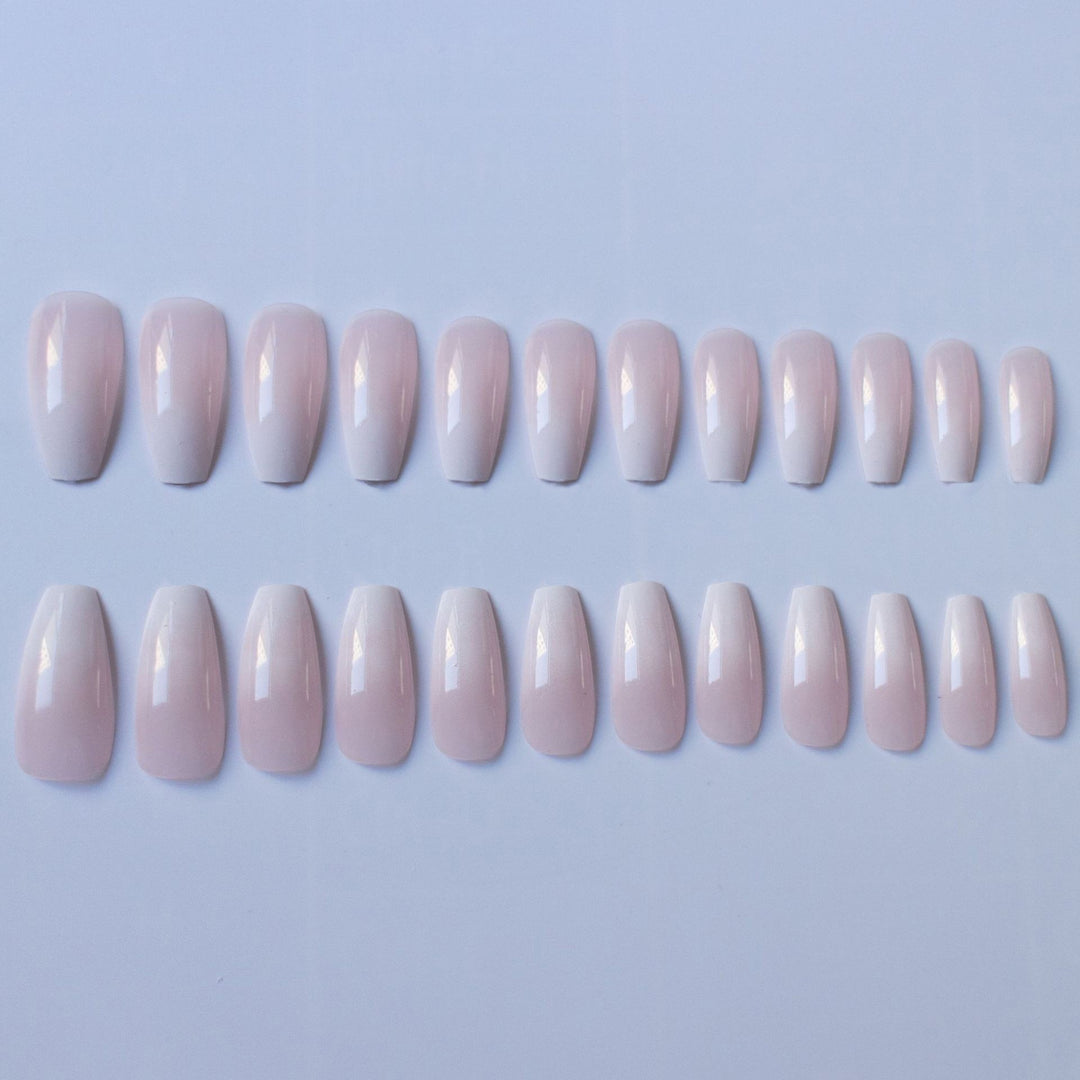 Elegante Faux-Mandel-Form Druck-Nägel