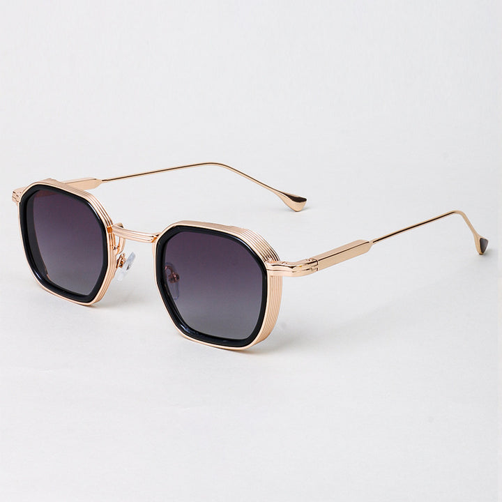 Damen stylische Sonnenbrille im modernen achteckigen Design mit hochwertigen polarisierten Gläsern Karnz