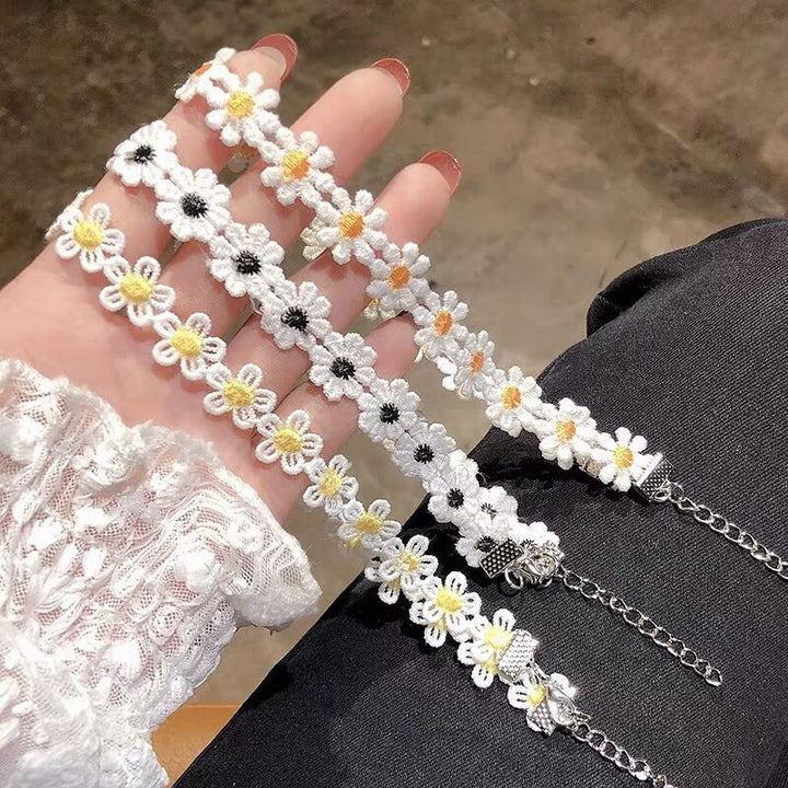 Häkel-Blumen Haarband Karnz