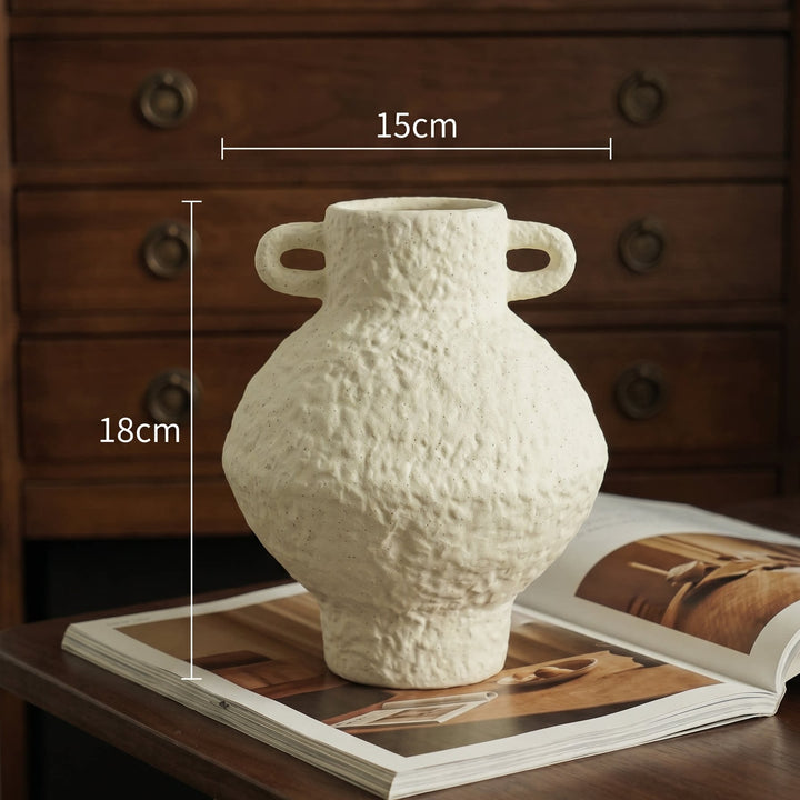Strukturierte Keramische Dekorative Vase