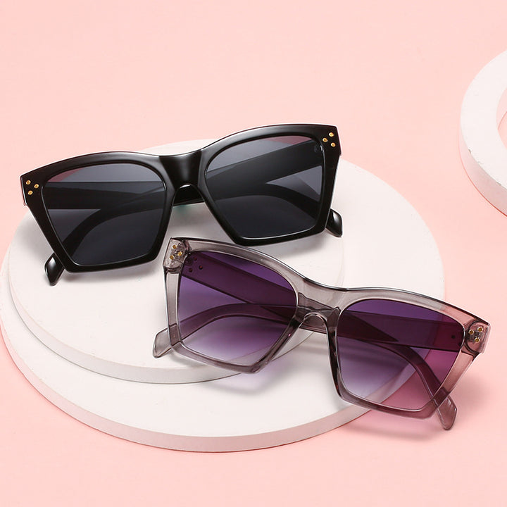 Damen große modische Sonnenbrille Karnz