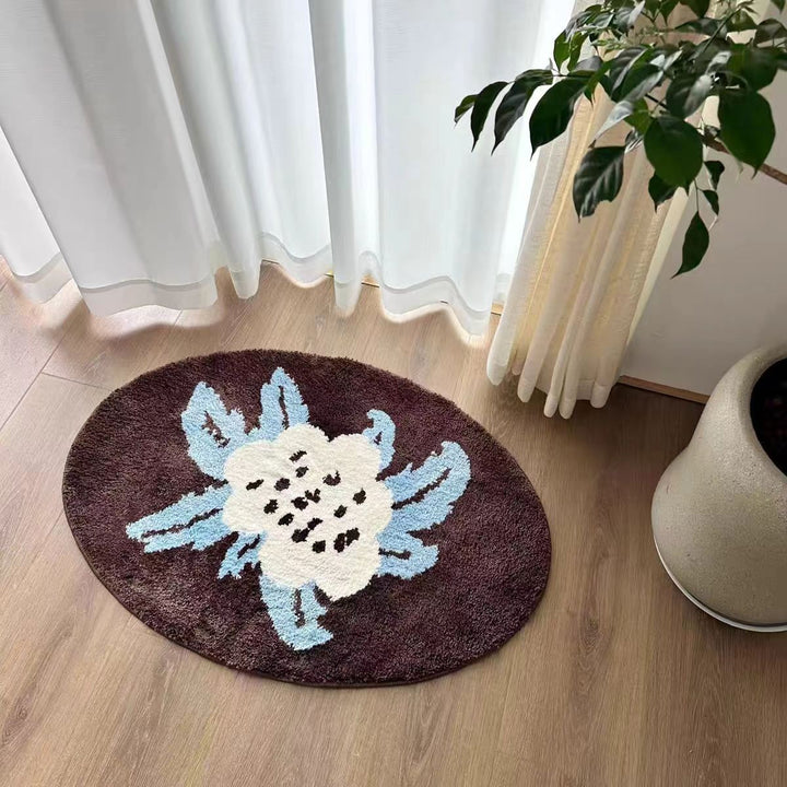 Florale dekorative Teppich Karnz