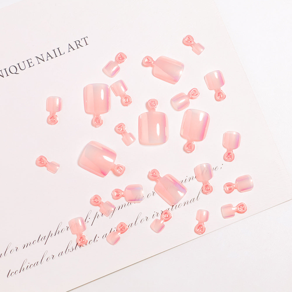 Premium Glänzendes Nagelkunst Pediküre Set Karnz
