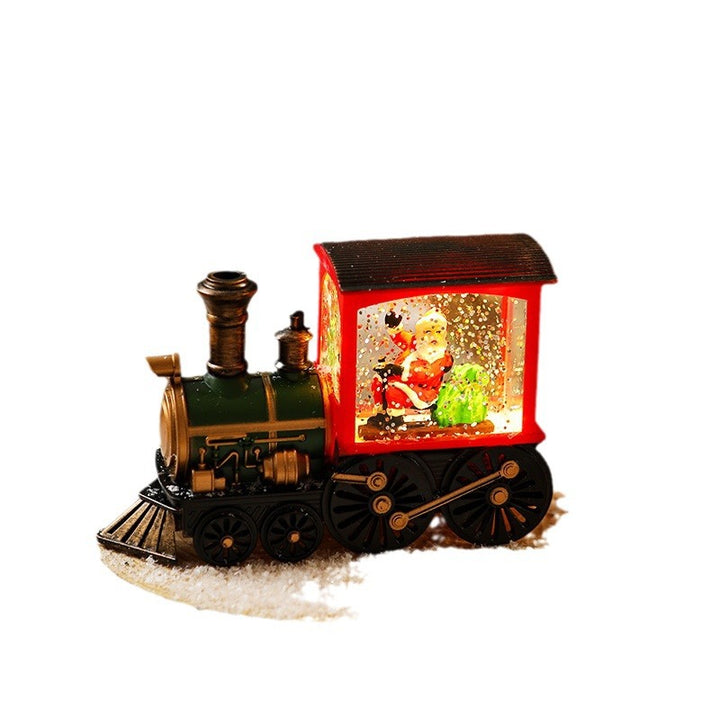 Dekorative Schneeball-Lokomotive Karnz