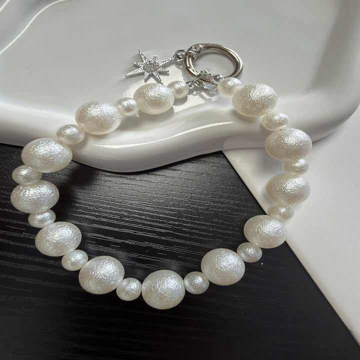 Elegante Perlen Charm Armband Karnz