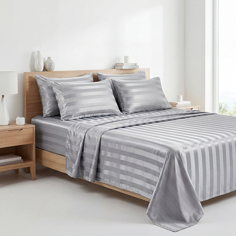 Luxus Satin Bettlaken Set