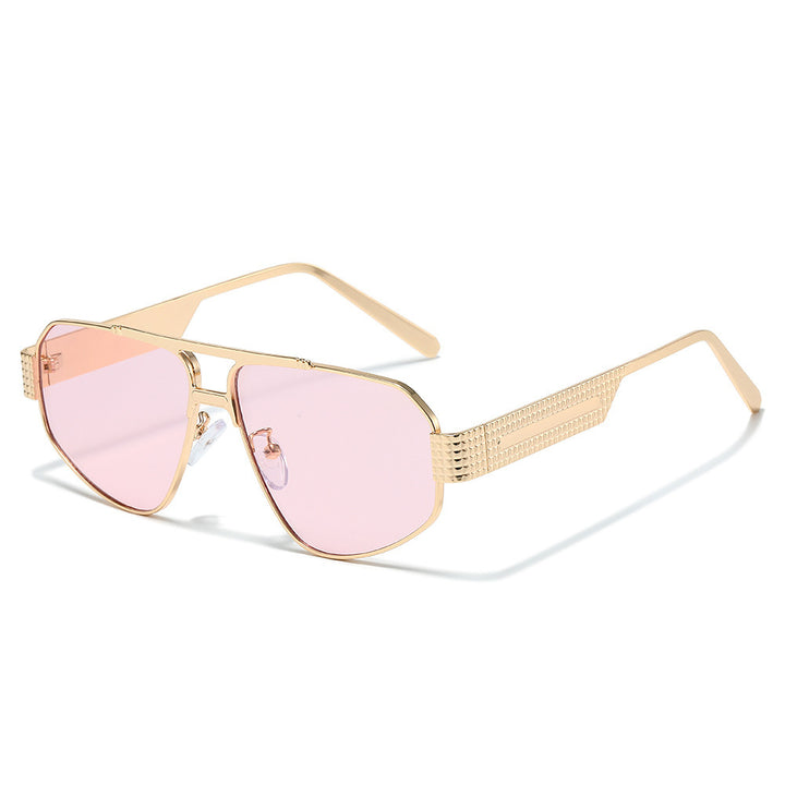 Modische geometrische Pilotenbrille Karnz