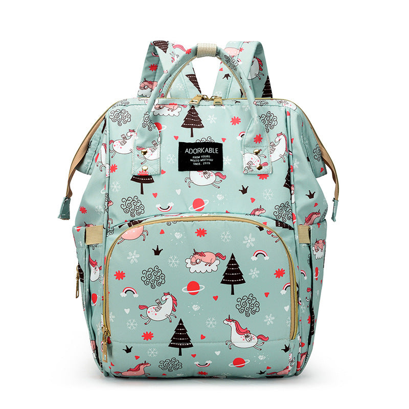Verspielt Einhorn Druck Windel Rucksack Karnz